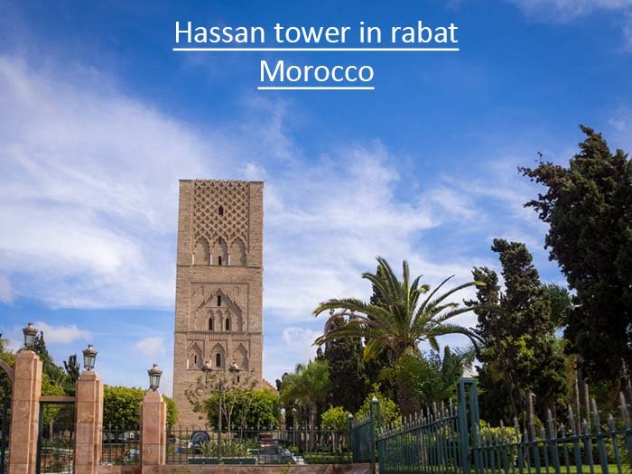 Hassan tower in rabat, Morocco