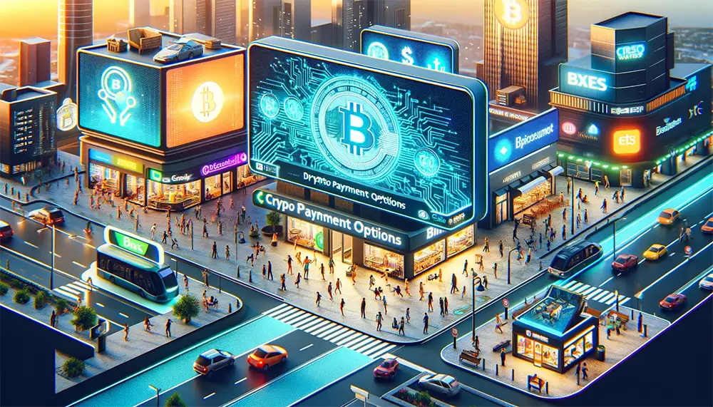 A glimpse into a future city powered by crypto payments