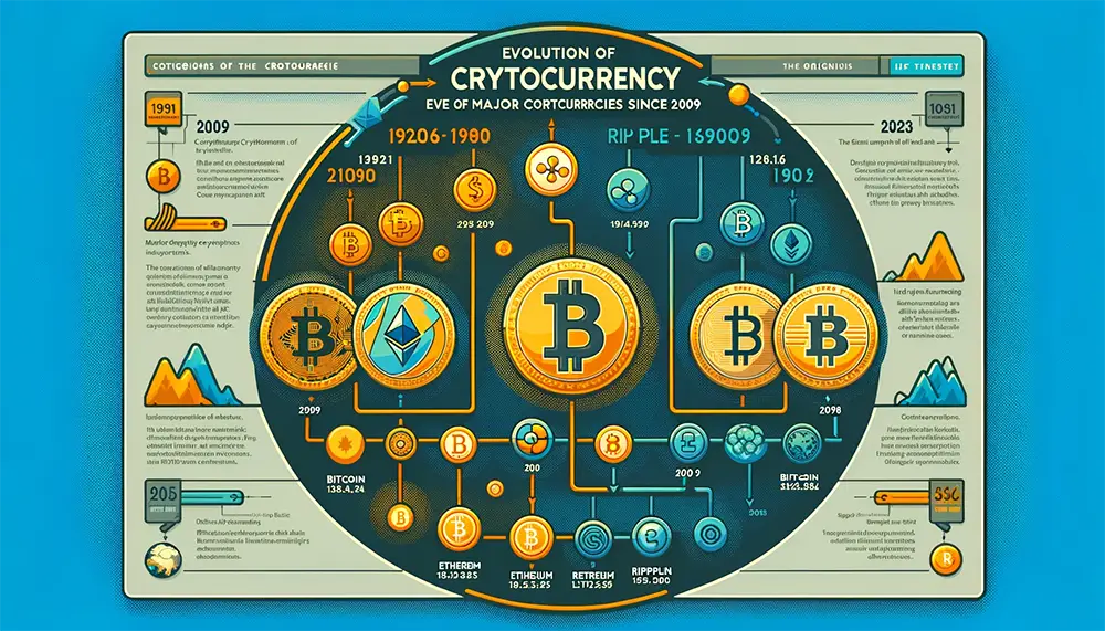 Evolution of Major Cryptocurrencies Since 2009