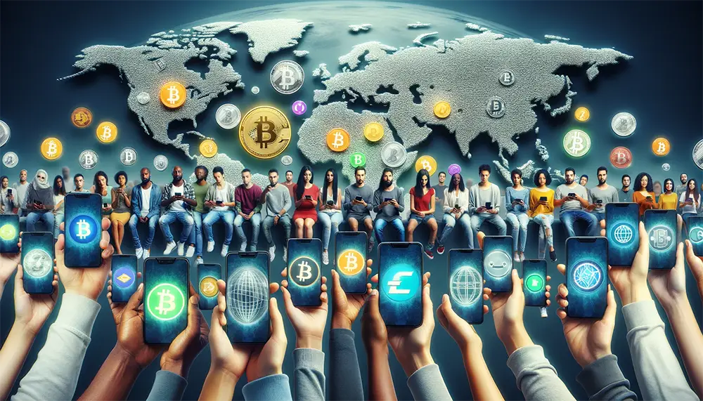 Global reach of cryptocurrencies: Connecting people worldwide